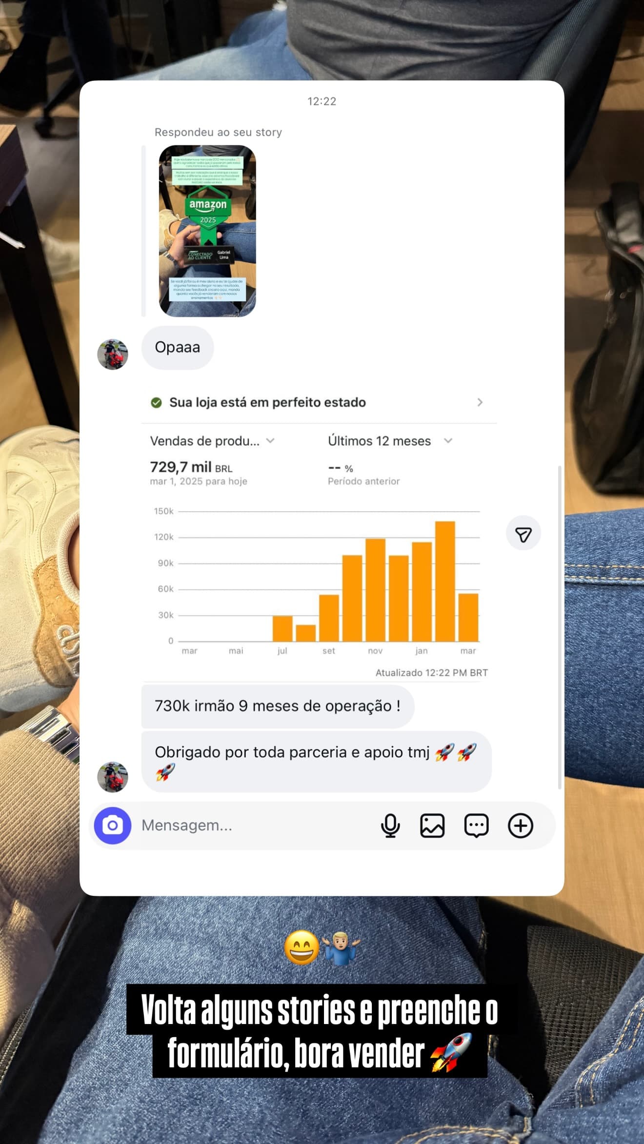 Depoimento de aluno com resultado 3